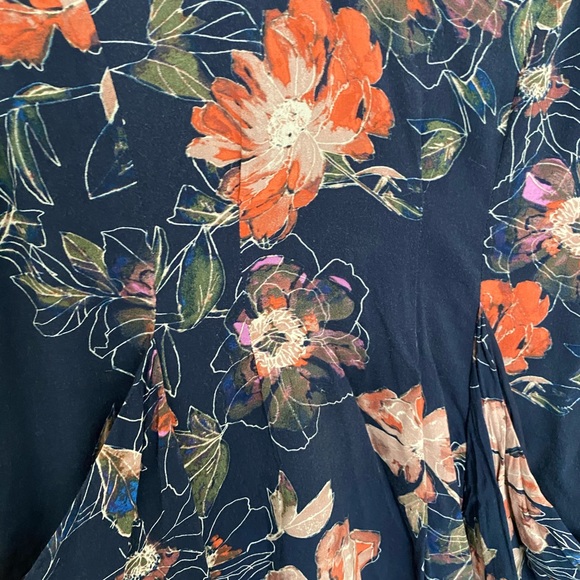 Free People blue floral dress - Picture 2 of 6